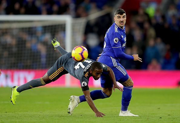 Cardiff City's Callum Paterson leads the scoring charts for the Bluebirds